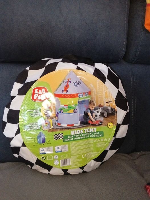 Namiot dziecięcy dla chłopca Elefun kids tent race track children's te