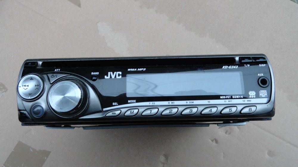 Radio Samochodowe JVC CD Aux demontaż mp3