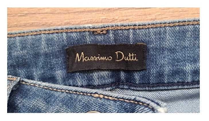 Massimo Dutti spodnie jeansy skinny
