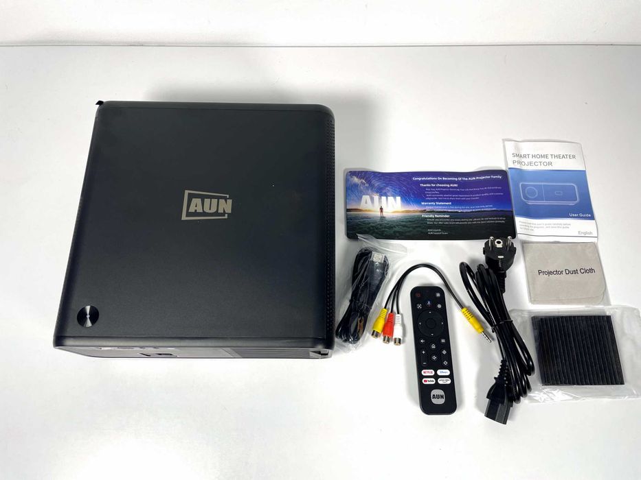 AUN U001 Pro Проектор 2050 ANSI Люмен! 1080P Full HD, Google TV (Android 14), YouTube, Netflix