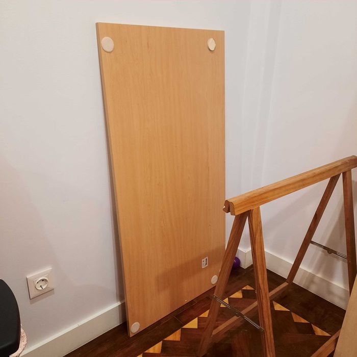 Cavaletes Pinho Maciço + Tampo / Mesa