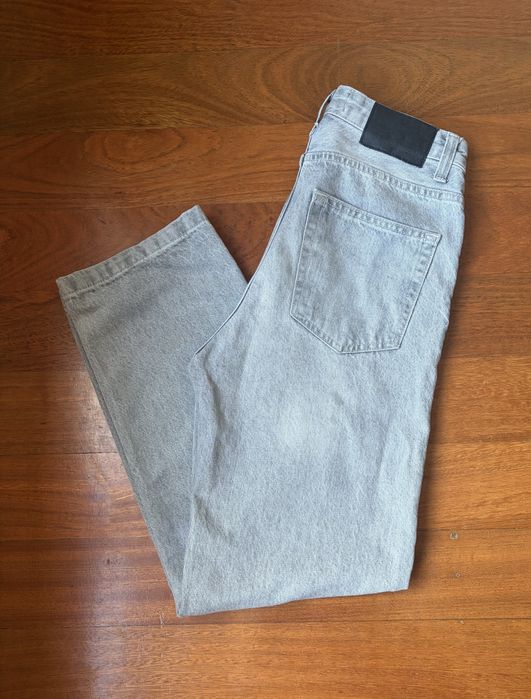 Calças “Baggy” Cinzentas  Pull&Bear