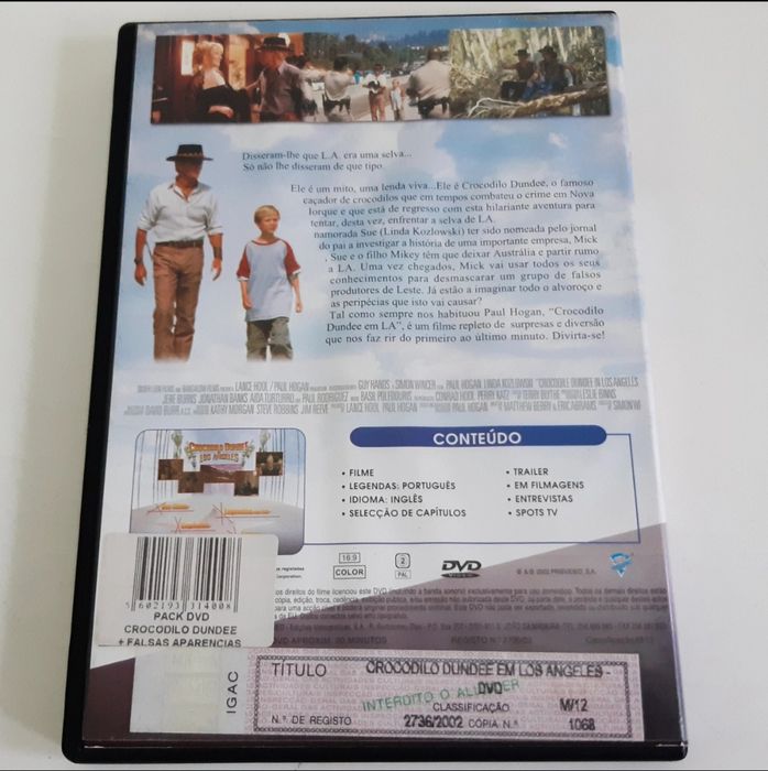 DVD crocodilo dundee los Angeles