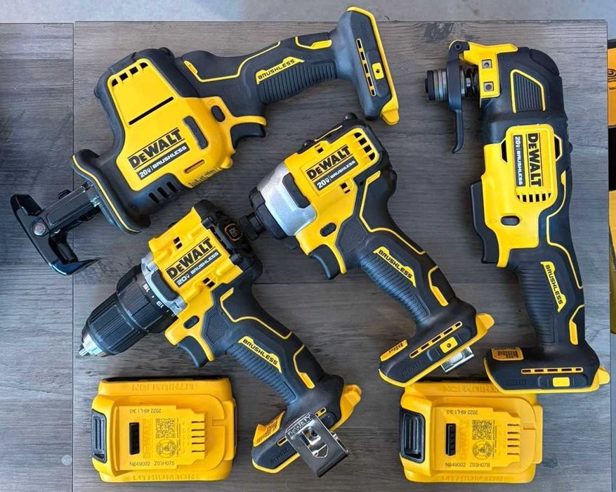 DeWalt DCK486D2 20V XR ATOMIC Zestaw narzędzi 4 narzędzi akumulatorowych 2x2.0Ah