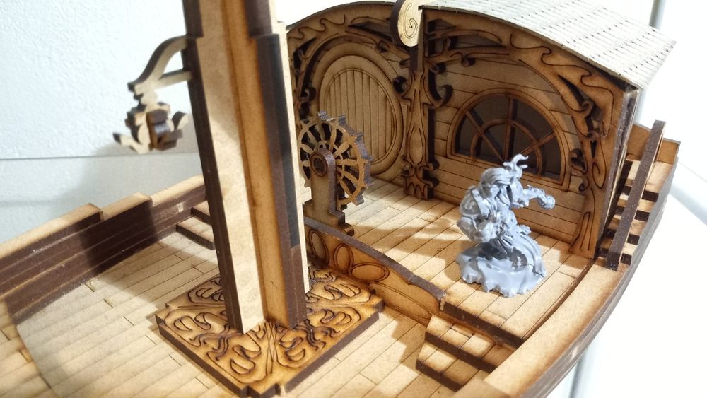 Barco élfico para Dungeons and Dragons / RPG (TTCombat]64739504796929122