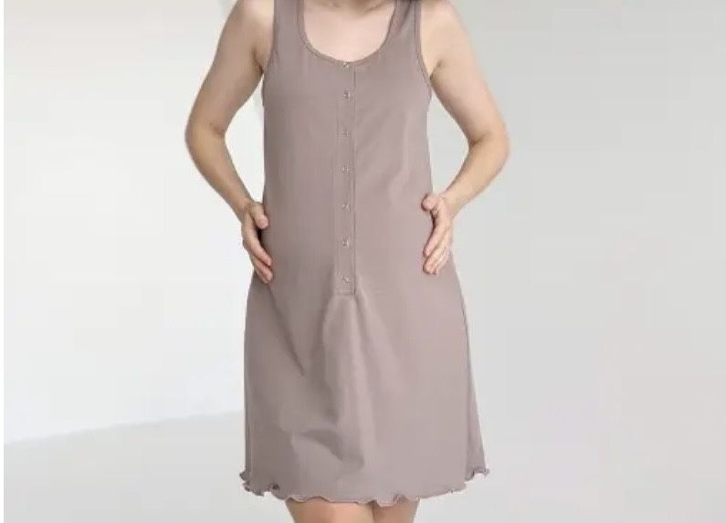 Комплект в роддом бежевый каучино (46-48 М)