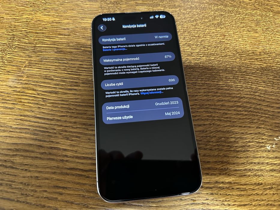 IPhone 15 Pro Max 256GB Tytanowy
