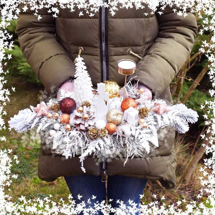 Piękny Stroik Świąteczny Nr 462