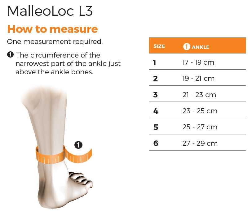 На лодыжку Bauerfeind MalleoLoc L3 (левый)