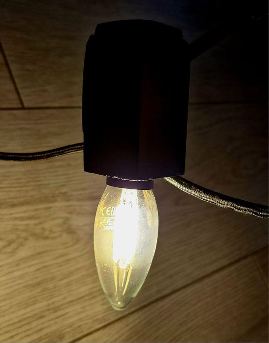 PEÇA ÚNICA: Bloco Luz Preto Madeira Esculpida