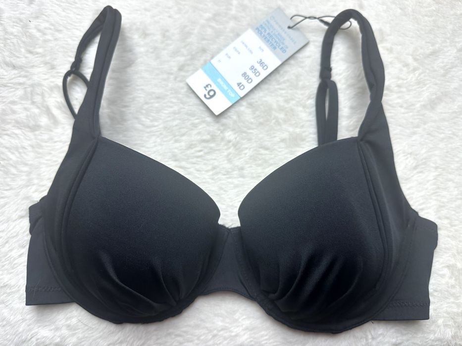 Primark góra kapielowa czarna nowa 80 D