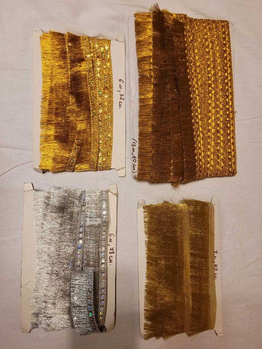 Бахрома из ткани с верёвками (малый метраж - остатки)