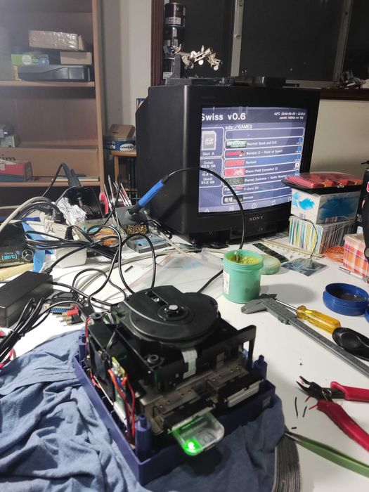 Nintendo Gamecube pack de Raspeberry Pico com suporte, Bitfunx gc2sd