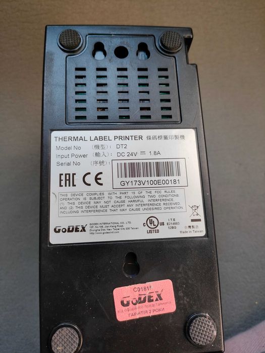 Продам принтер етикеток Godex DT2 / DT2x (zebra в наличии НЕТ!!)