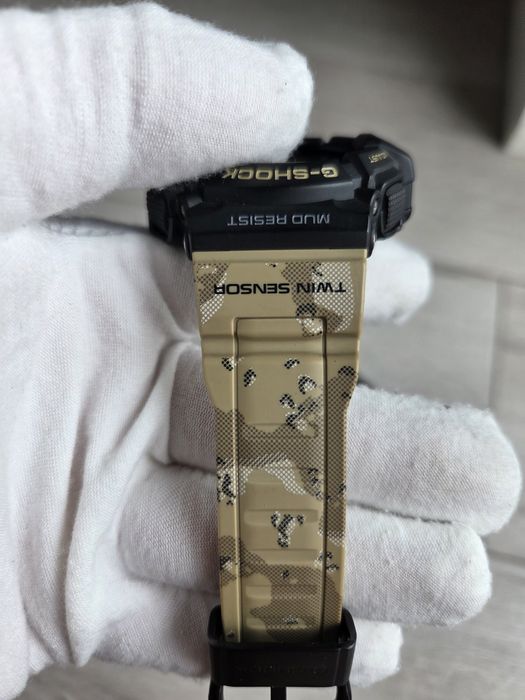 Casio G-Shock GW-9300DC-1 Mudman Carbon Fiber Multiband6 Dodatkowo Bezel Czarna Szlufka Sprzączka