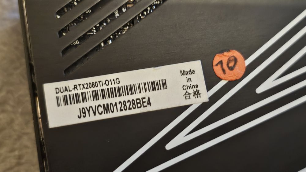 Відеокарта Asus RTX 2080 Ti Dual 11Gb