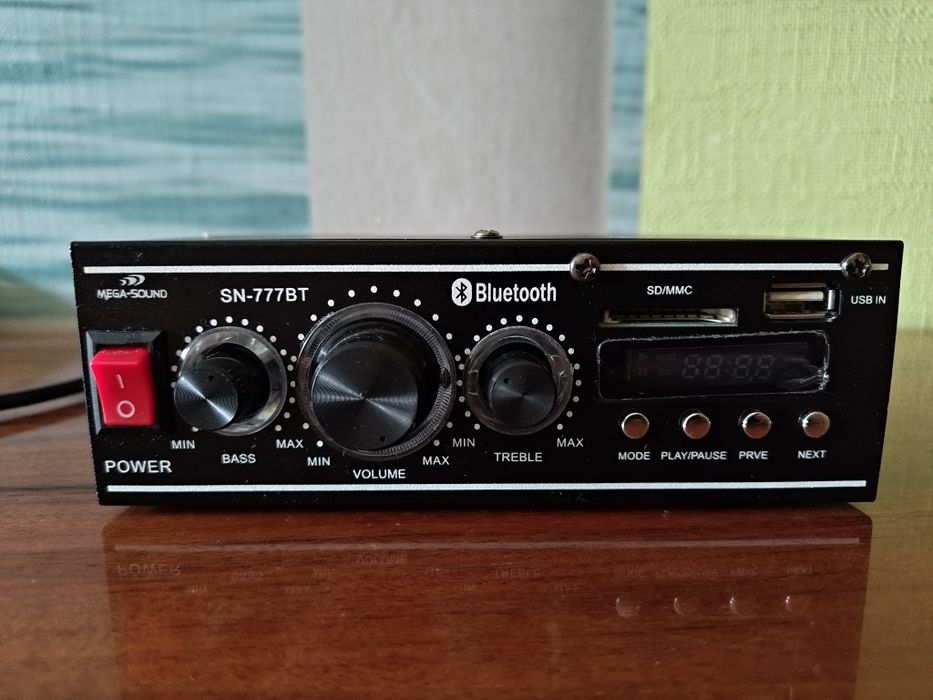 Підсилювач Mega-Sound SN-777BT (на запчастини або під відновлення)