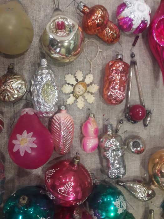 Елочные новогодние игрушки СССР