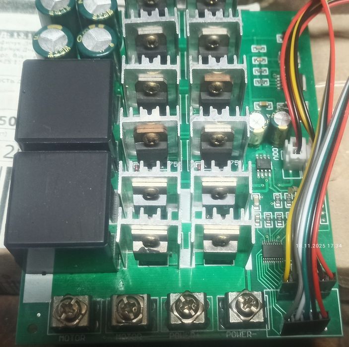 ШИМ регулятор оборотов постоянного тока 100А с реверсом