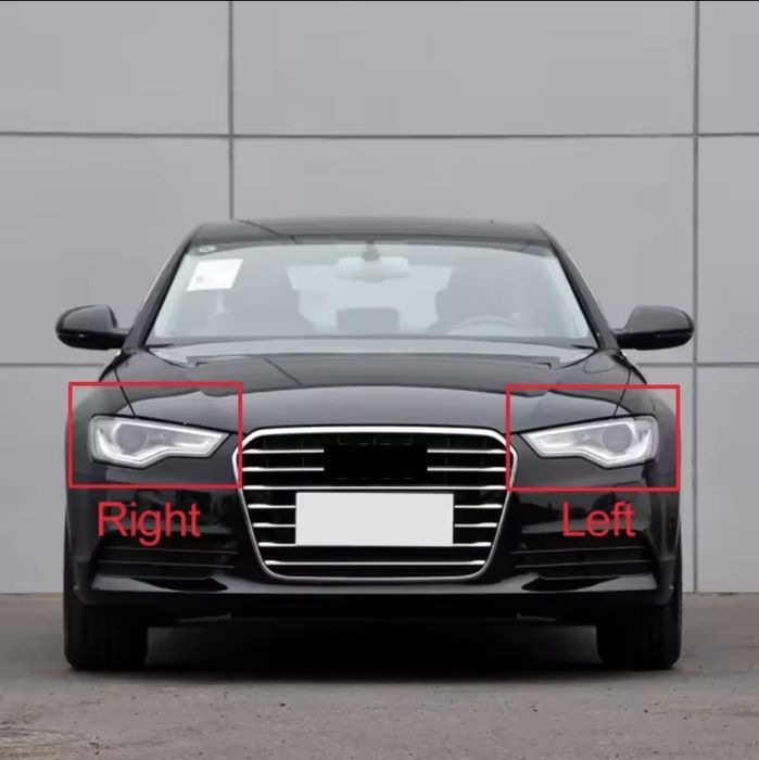 Vidro lente capa farol ótica AUDI A6 C7