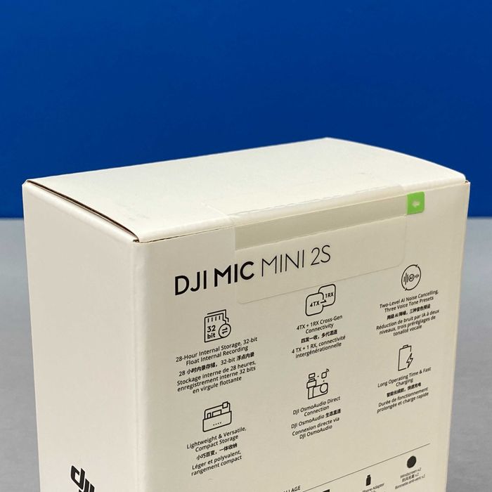 DJI Mic Mini 2S | 2 TX + 1 RX + Charging Case | SELADO | 3 ANOS DE GARANTIA