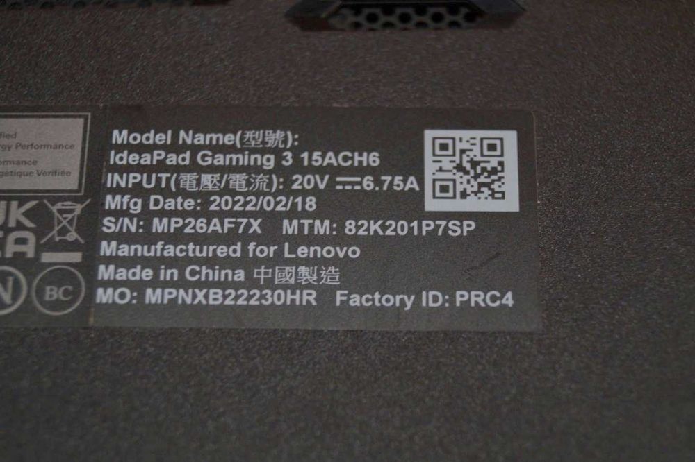 ГАРАНТІЯ Lenovo (120Гц/Ryzen 7 5800H/RAM 32ГБ/SSD 512ГБ/RTX 3050)TVOYO