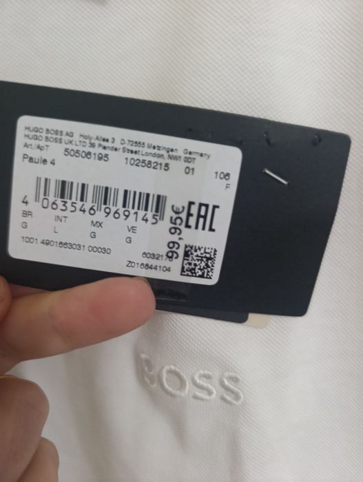 Polo da marca  Boss