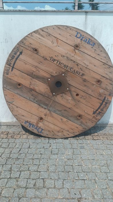 Tampo de bobine em madeira 180cm