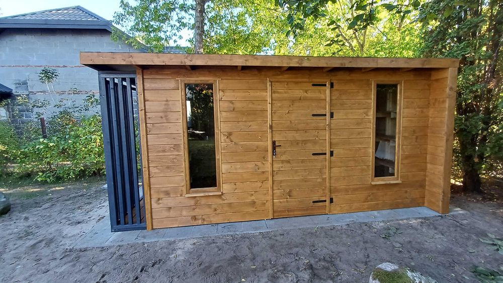 Domek narzędziowy pod wymiar - certyfikowane drewno.