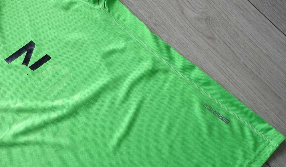 koszulka sportowa fluo zieleń