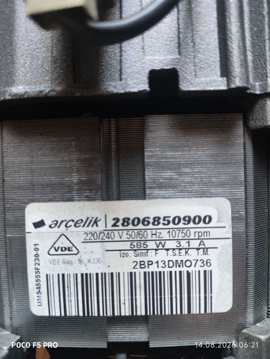 Silnik do pralki Beko