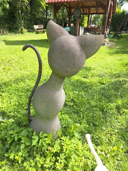 Figurka ogrodowa kot  wysokość 115cm x 40cm