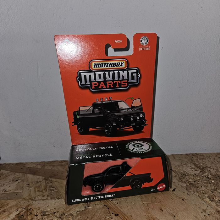 Matchbox moving parts