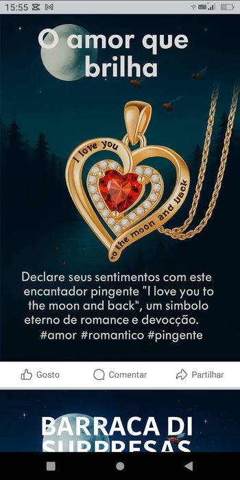 Brincos anéis colar