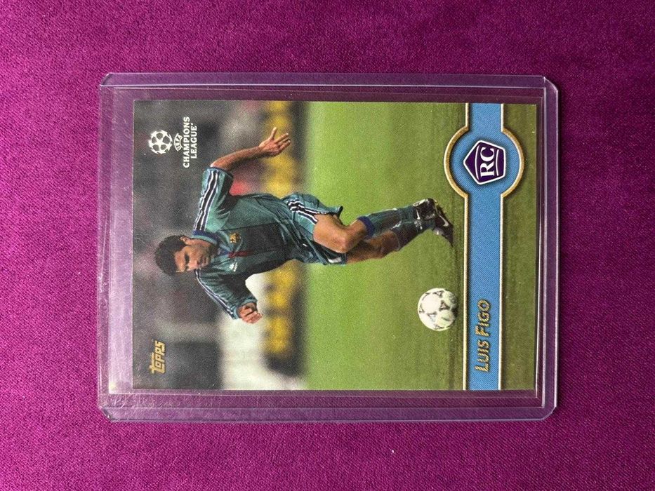 Luis Figo The Lost Rookie card Topps