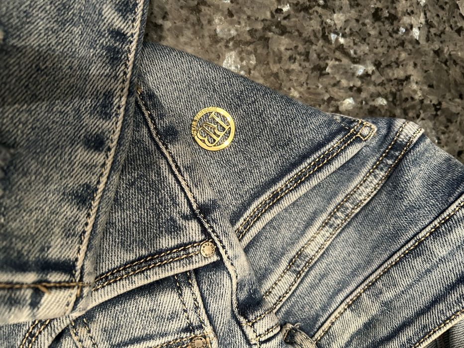 Spodnie jeans Roberta Biagi-mega przetarcia r.44