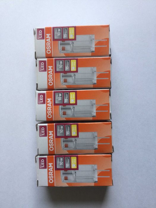 Żarówka LED G4 KAPSUŁKA 0,9W = 10W 2700K OSRAM - 5 szt.