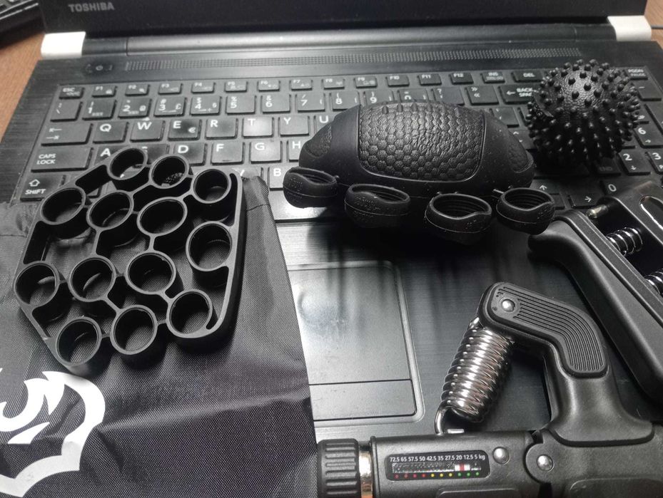 Kit Treino de Mão e Antebraço FitBeast (Grip Strength Pro) - NOVO