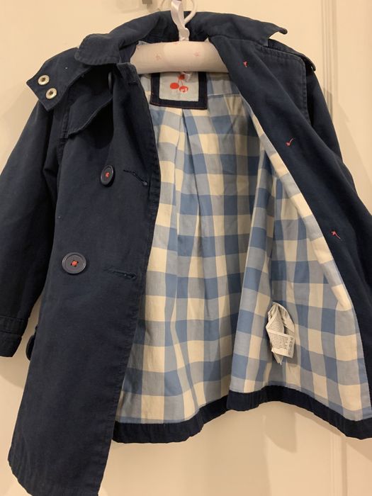 Casaco Zippy Girl azul marinho