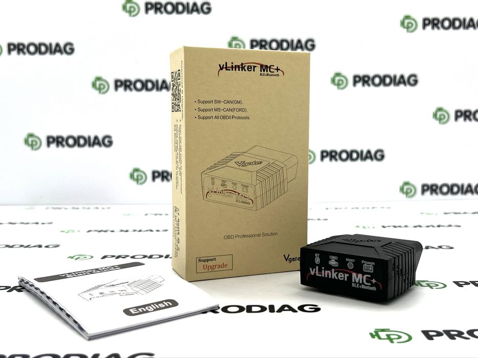 Автосканер VGate VLinker MC+ Bluetooth 4.0 BLE