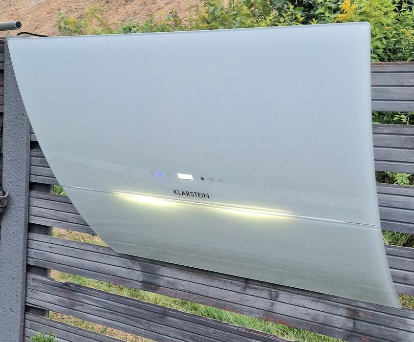 Klarstein okap kuchenny bialy szklany