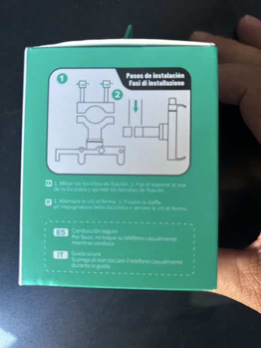 Suportes em aluminio para mota/bicicleta etc em preto espetaculares !