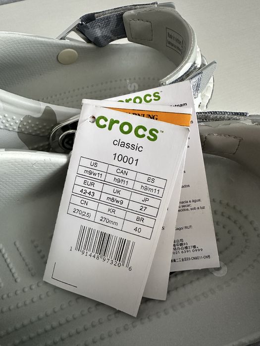 Крокси бейп чоловічі, Crocs Bape, 42-43 розмір