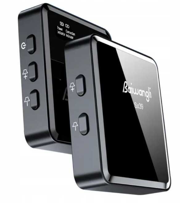 Bezprzewodowy mikrofon SX39 redukcja szumów, Type-C, nagrań ttst1540