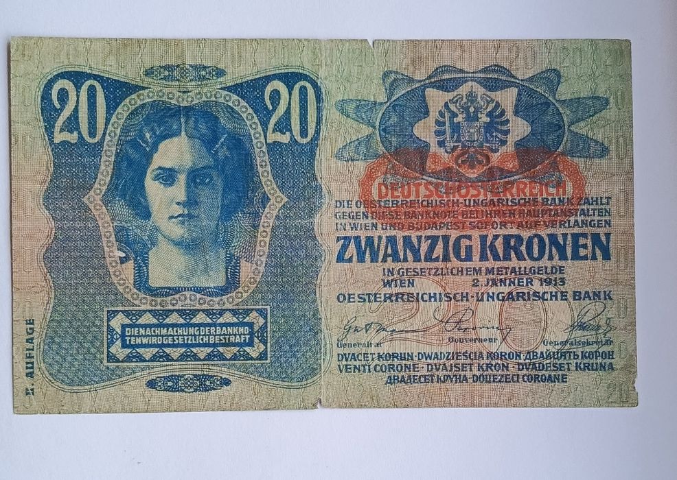 20 koron 1913 rok