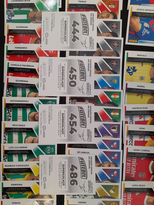 Cromos Mercado Inverno jogadores Liga Portuguesa BETCLIC 2026 Panini