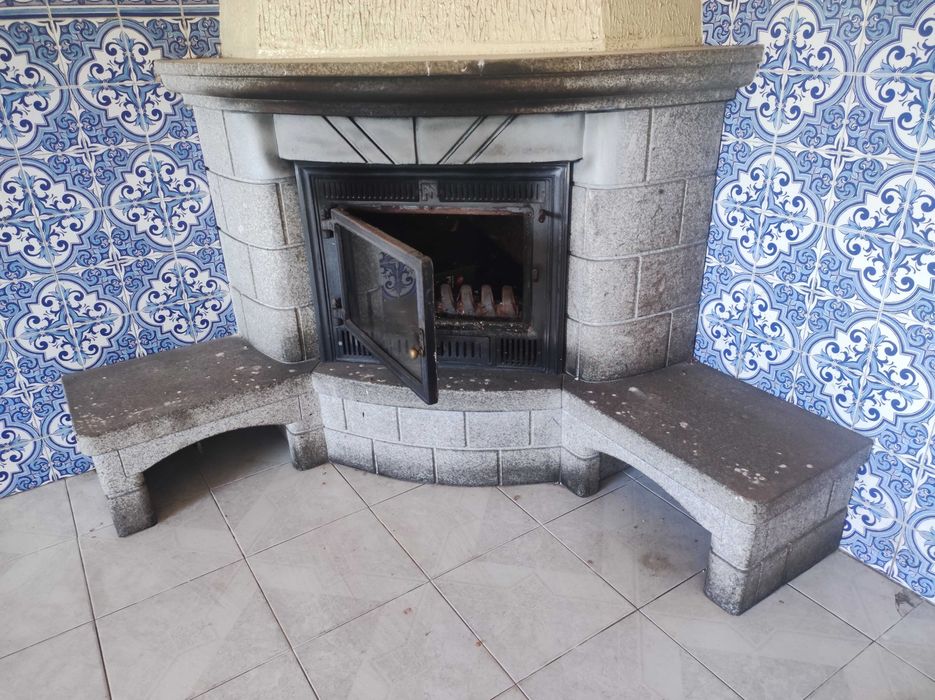 Lareira com recuperador de calor