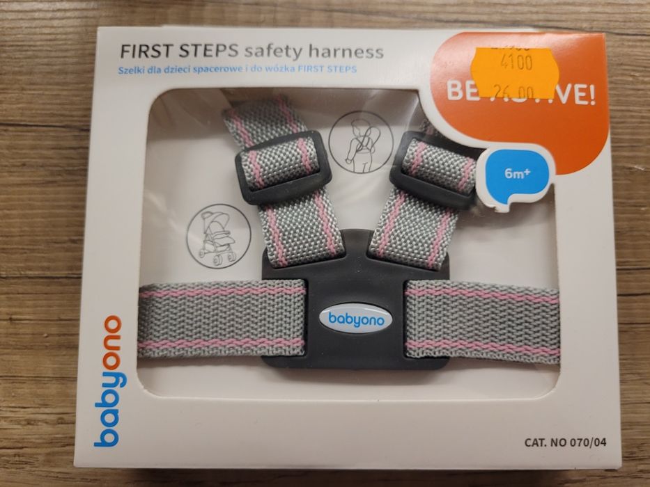 Szelki spacerowe i do wózka babyono