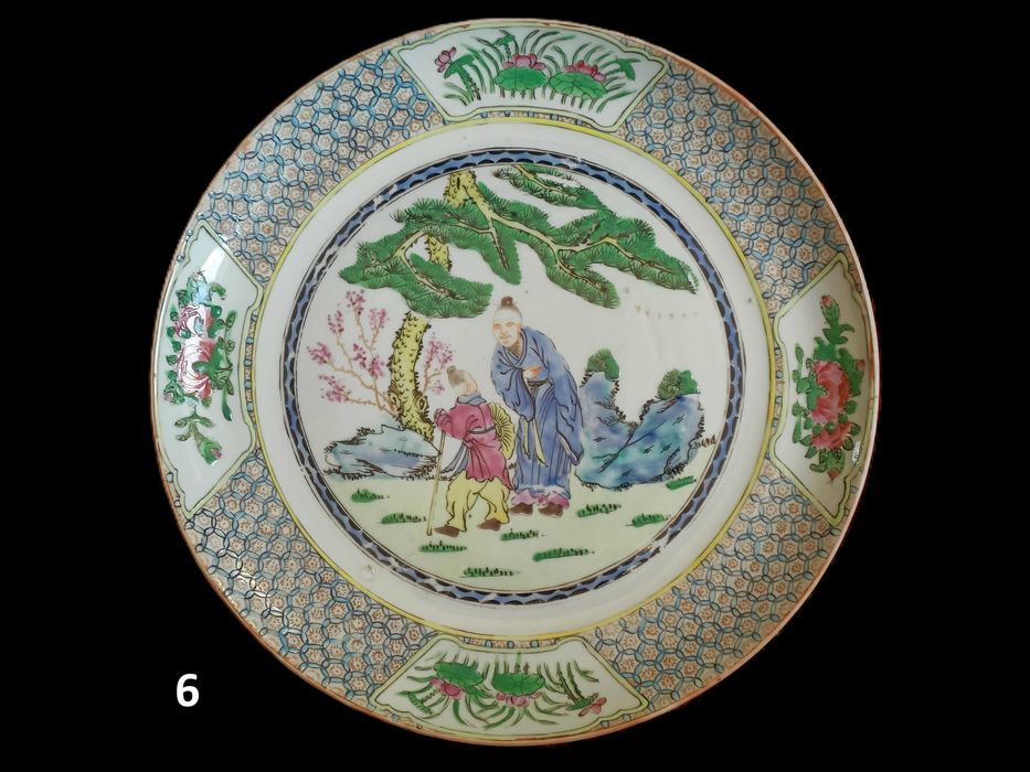 Vários Pratos Companhia das Índias, Porcelana Chinesa, séc. XVIII
