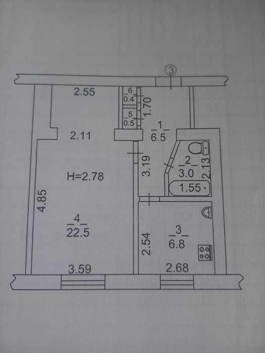 Продаж 1 к.кв., власник